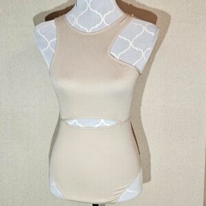 Elegant‎ Tan Bodysuit